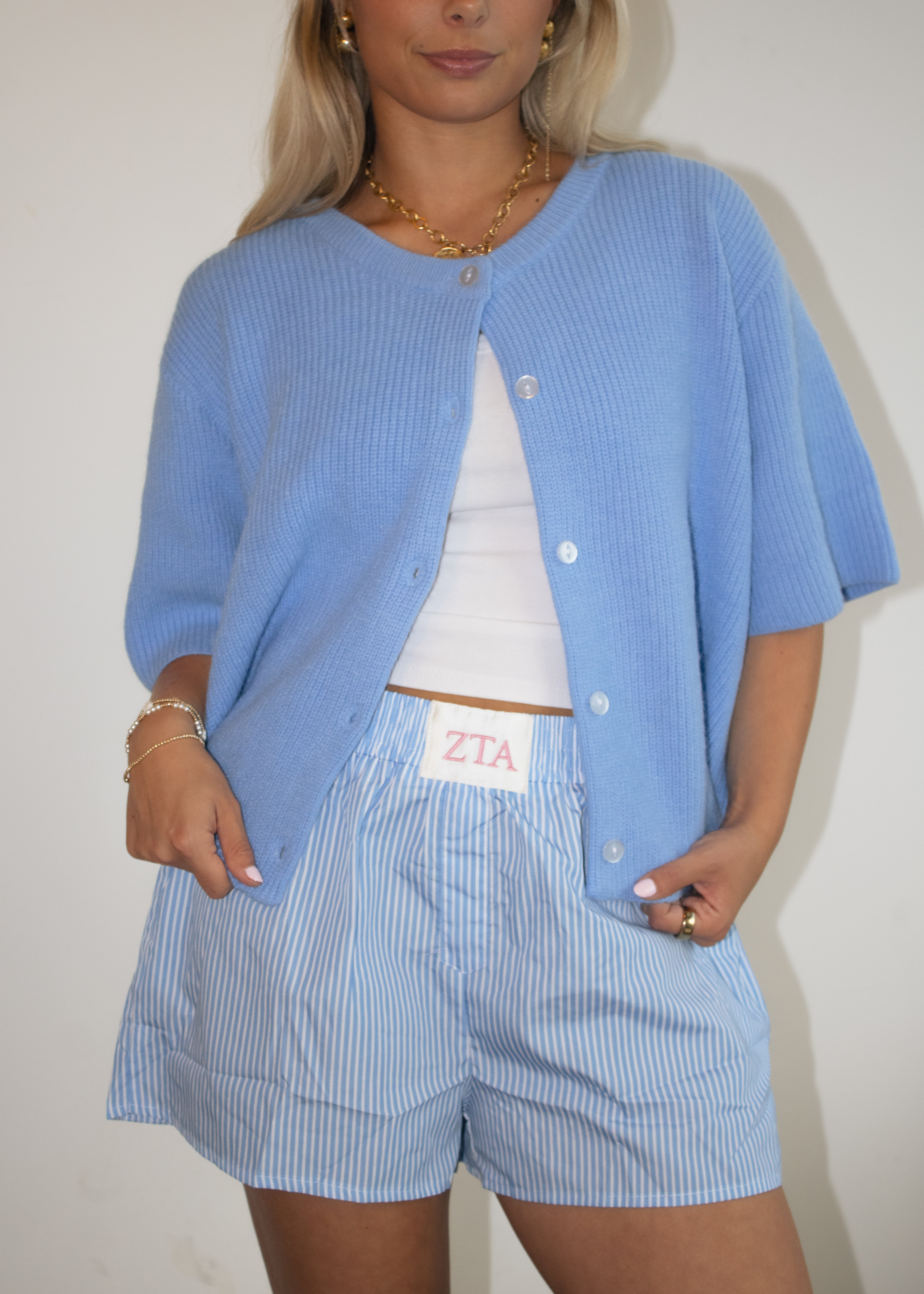 Zeta Boxer Shorts in Coast