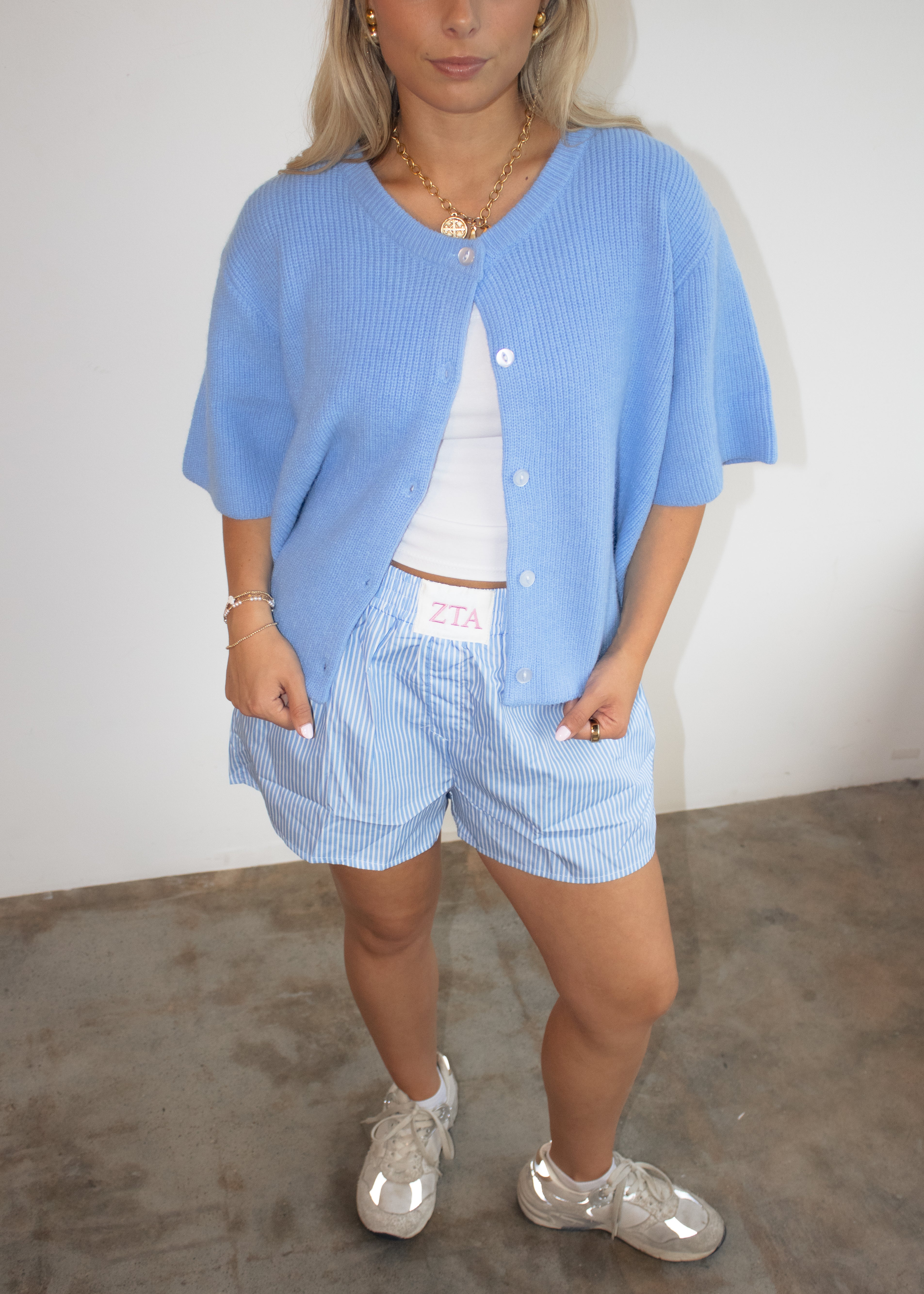 Zeta Boxer Shorts in Coast